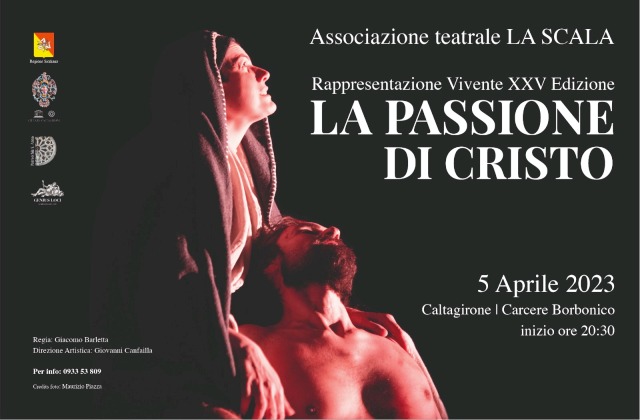 “Passione di Cristo”: rinviata per maltempo, ci sarà mercoledì 5 aprile, alle 20.30: inizia davanti a Carcere borbonico e finisce su scalinata Chiesa Immacolata